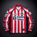 Chivas Guadalajara 1999-2000 Retro Long Sleeve Jersey 🔴⚪🐐