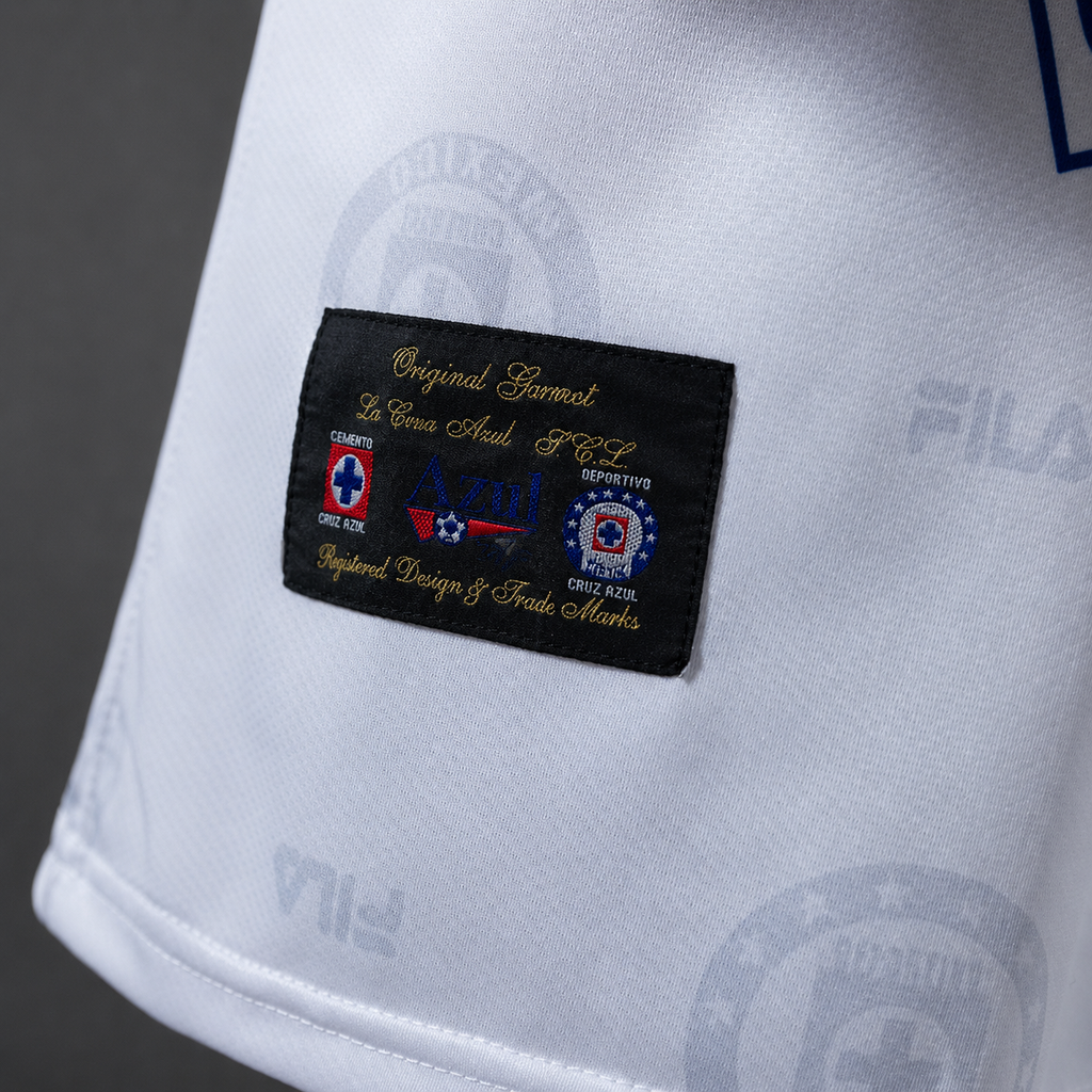 Cruz Azul Retro White Long Sleeve Jersey 1997-98 | Classic FILA Edition