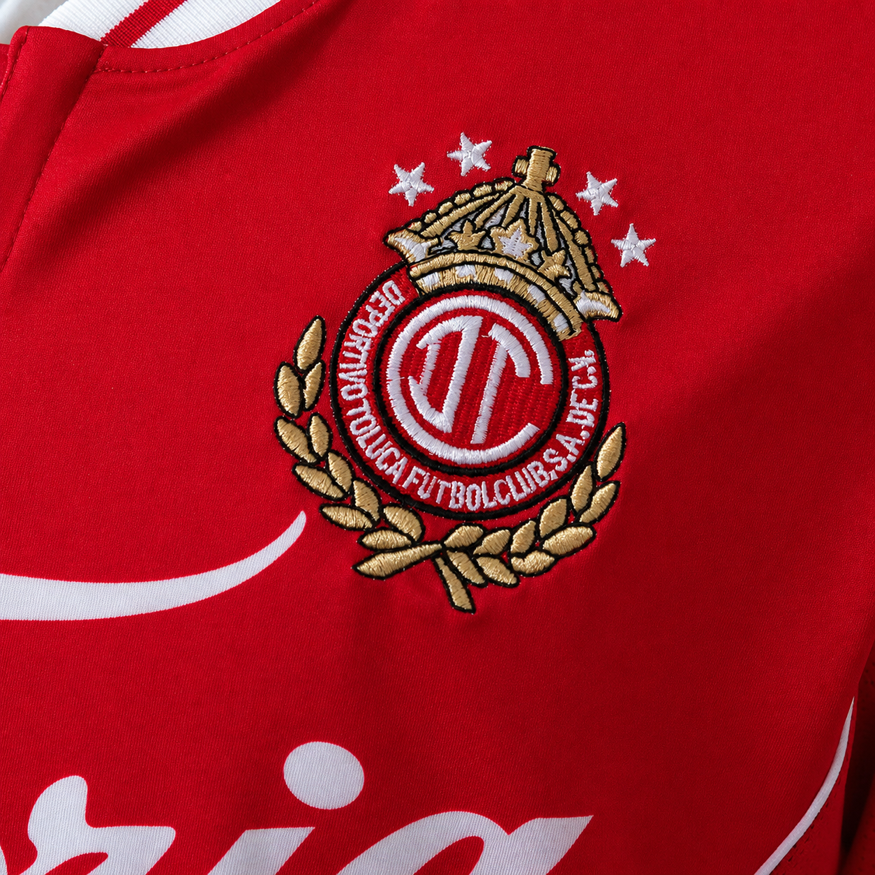 Toluca Retro Red Jersey | Diadora Victoria Classic Edition