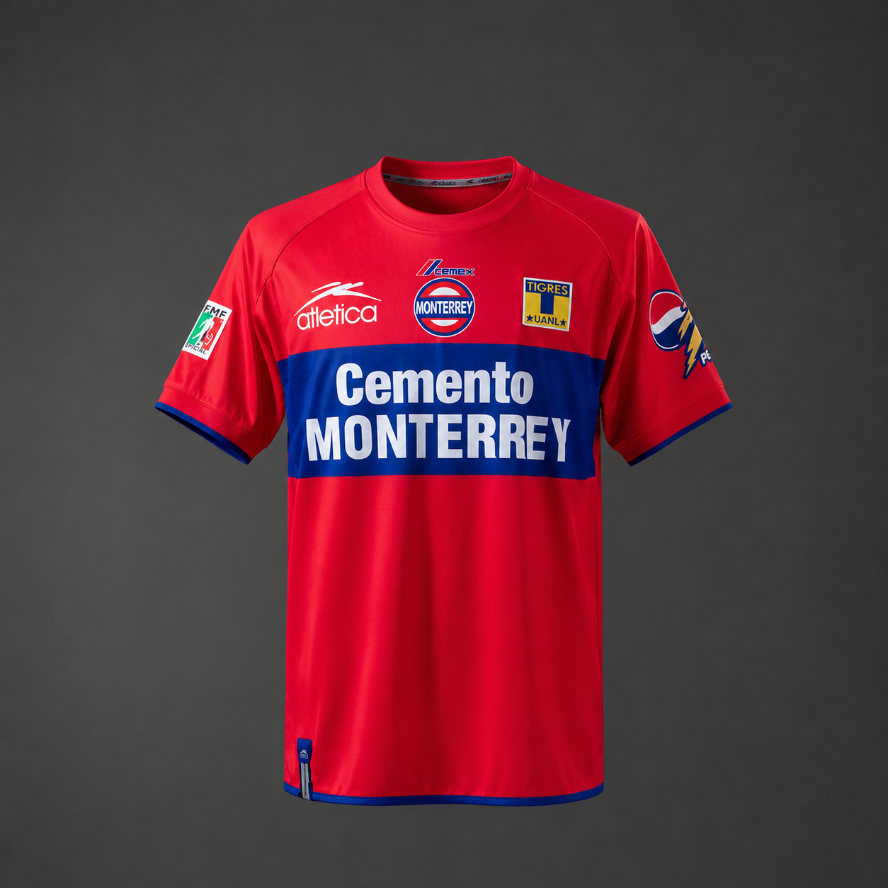 Tigres UANL 2001/02 Retro Jersey – Red Away Edition