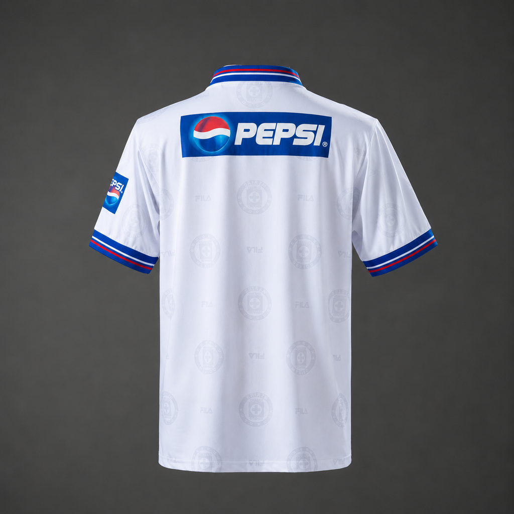 Cruz Azul 1997/98 Away Retro Jersey Short Sleeve