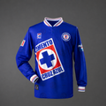 Cruz Azul Retro Blue Long Sleeve Jersey 1997-98 | Classic FILA Edition